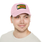 Flag Village Zimbabwe Flag Hat Cap with Leather Patch