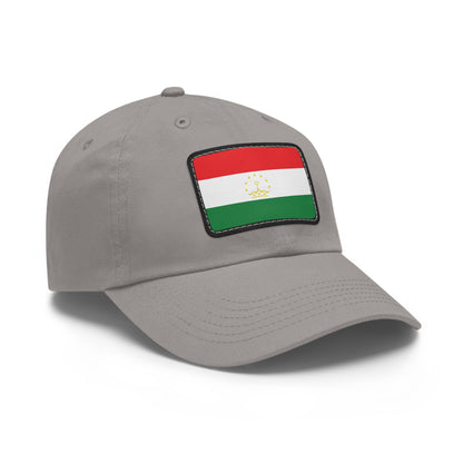 Flag Village Tajikistan Flag Hat Cap with Leather Patch