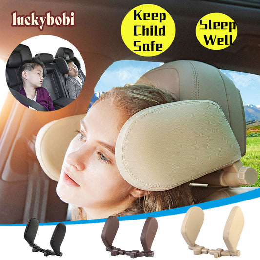 Flag Village Auto Tools Car Seat Headrest Pillow Travel Rest Neck Pillow Support Solution For Kids Pillow And Adults Auto Seat Head Cushion Car Pillow