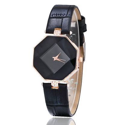 Flag Village Women's Watch Korean-style Retro Artistic Personalized Minority Trendy Quartz Gift Box