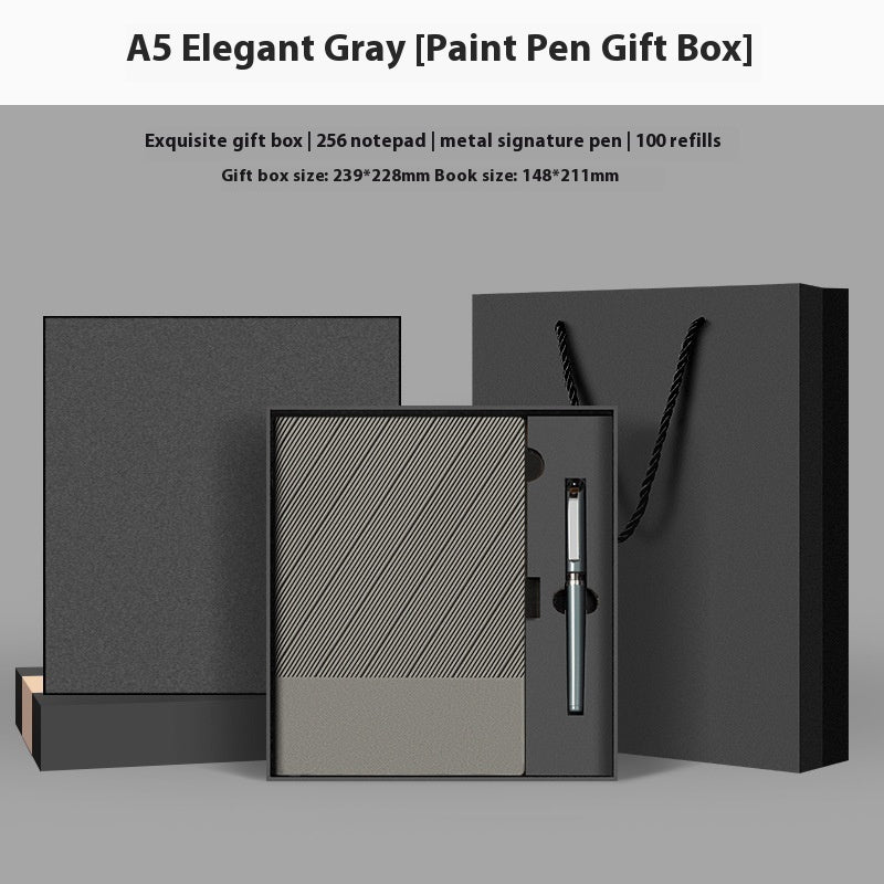 Flag Village Notebook Gift Box Vacuum Cup Set Business Gift Company Activity High-end Practical Gift