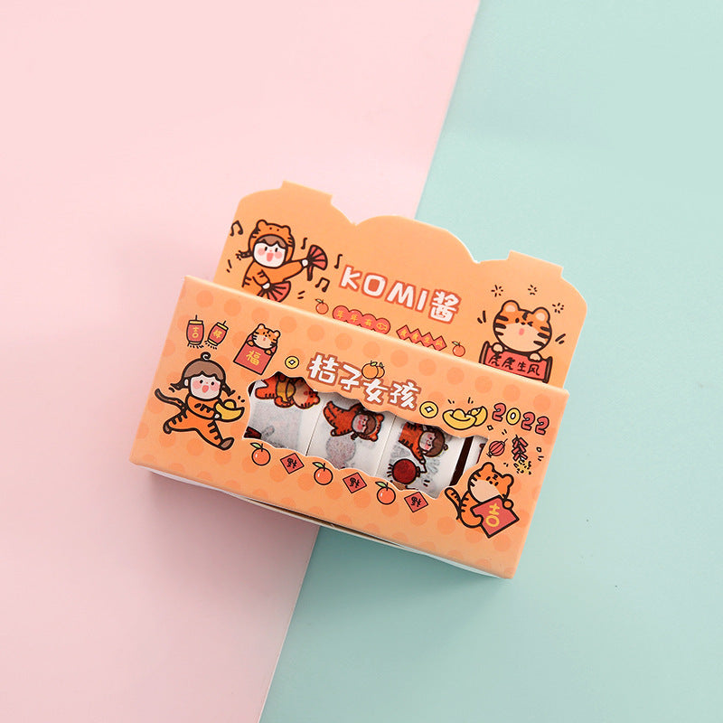 Flag Village Paper Tape Hand Account Gift Box Set