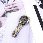 Flag Village With Box Fashion Couple Bracelet Watch Set Gift
