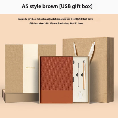 Flag Village Notebook Gift Box Vacuum Cup Set Business Gift Company Activity High-end Practical Gift