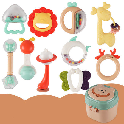 Flag Village Baby Rattle Plastic Toy Gift Box Set