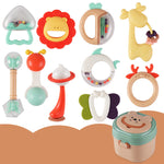 Flag Village Baby Rattle Plastic Toy Gift Box Set