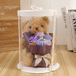 Flag Village Bear Gift Box Doll Flower Crafts