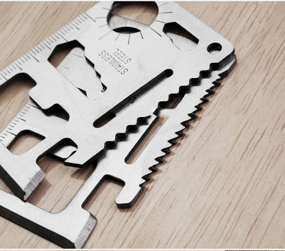 Flag Village Multifunctional Tool Card Military Card Outdoor Camping