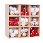 Flag Village Christmas Decorations 3cm 99pcs Ball Gift Box Set