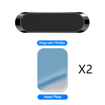 Flag Village Auto Tools F6 Strip Plate Magnetic Car Phone Holder Stand Magnet Holder For Phone In Car Mount Holder
