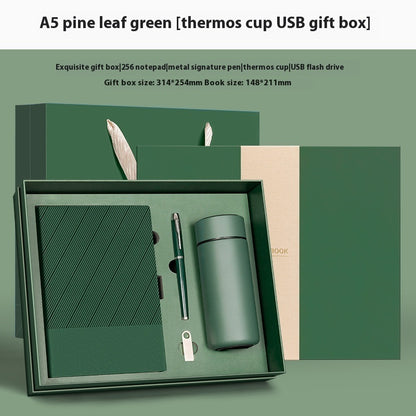 Flag Village Notebook Gift Box Vacuum Cup Set Business Gift Company Activity High-end Practical Gift