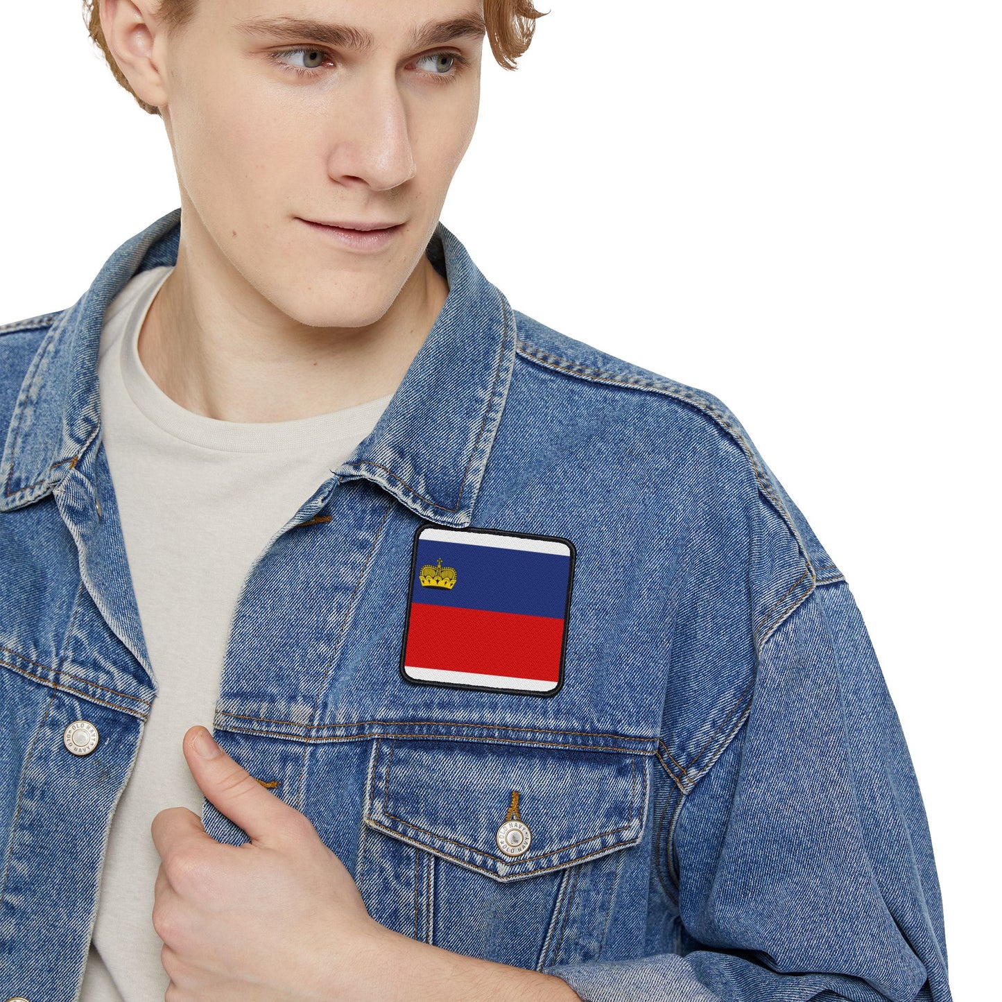 Flag Village Liechtenstein Flag Embroidery Iron-On Patches