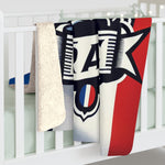 Flag Village France Sporting Flag Sherpa Fleece Blanket FRA0002