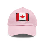 Flag Village Canada Flag Hat Cap with Leather Patch