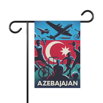 Flag Village Azerbaijan Flag Sporting Garden & House Banner AZE0004