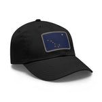Flag Village USA Alaska State Flag Hat Cap with Leather Patch