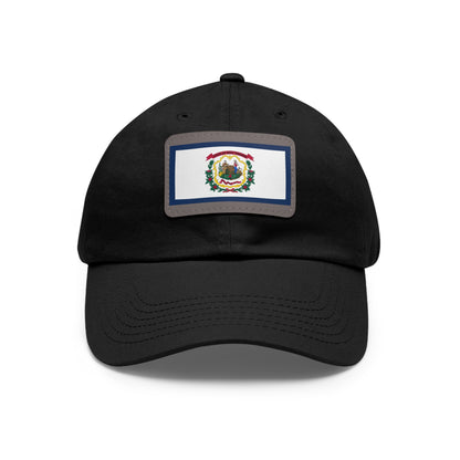 Flag Village USA West Virginia State Flag Hat Cap with Leather Patch