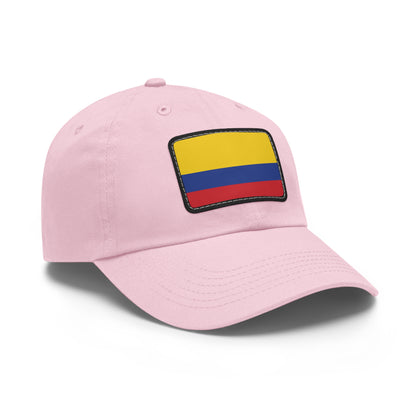 Flag Village Colombia Flag Hat Cap with Leather Patch
