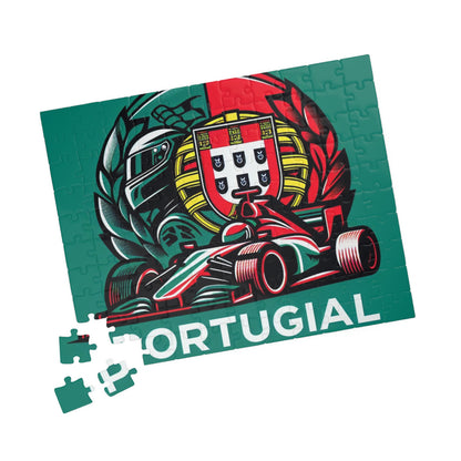 Flag Village Portugal Racing Car Sporting Flag Puzzle (110, 252, 520, 1014-piece) PRT0012