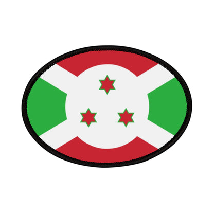 Flag Village Burundi Flag Embroidery Iron-On Patches