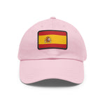 Flag Village Spain Flag Hat Cap with Leather Patch