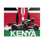 Flag Village KENYA Racing Car Sporting Flag Puzzle (110, 252, 520, 1014-piece) KEN0007