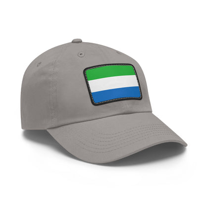 Flag Village Sierra Leone Flag Hat Cap with Leather Patch