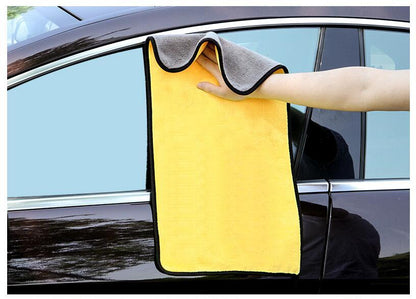 Flag Village Auto Tools Car wash towel cleaning cloth special towel not lint car glass absorbent rag non-deer skin towel thickening without leaving marks