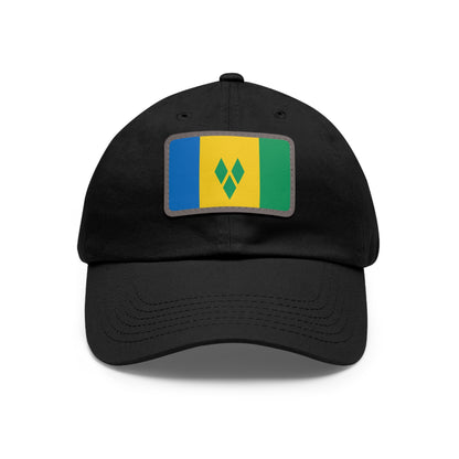 Flag Village Saint Vincent And The Grenadines Flag Hat Cap with Leather Patch