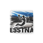 Flag Village Estonia Flag Sporting Porcelain Magnet, Square EST0005
