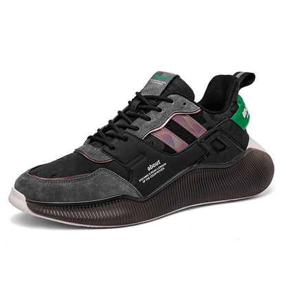 Flag Village Men's Outdoor Platform Low-top Sports Running Shoes
