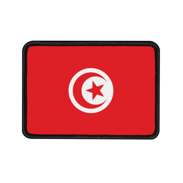Flag Village Tunisia State Flag Embroidered Iron-On Patch
