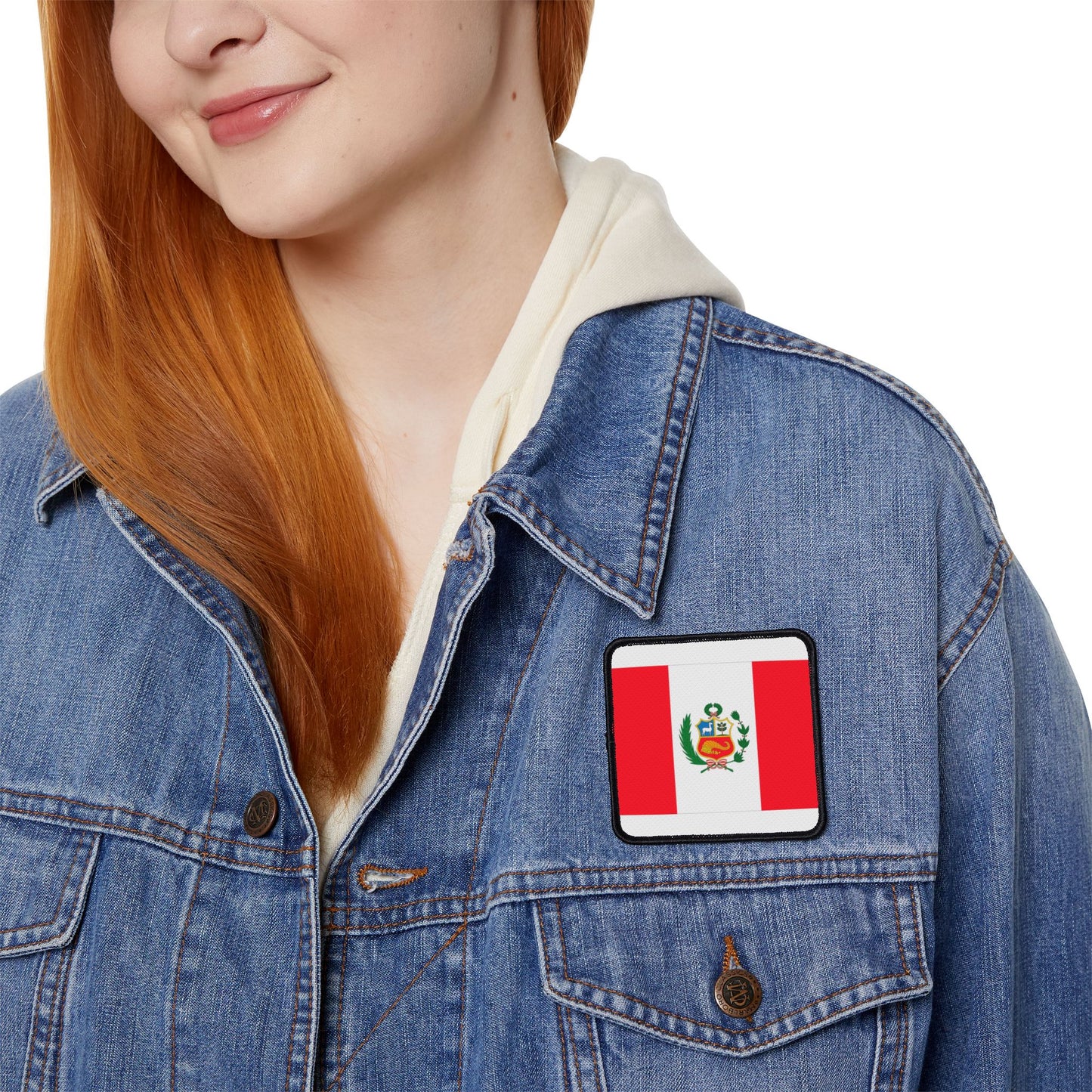 Flag Village Peru Flag Embroidery Iron-On Patches