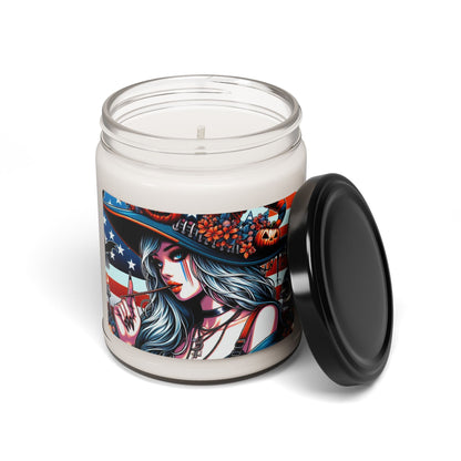 Flag Village Halloween Pretty Witch Scented Soy Candle, 9oz HW0020