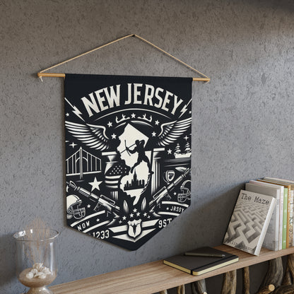 Flag Village New Jersey State Flag Pennant Sporting Home Wall decoration NJ0002