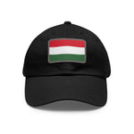 Flag Village Hungary Flag Hat Cap with Leather Patch