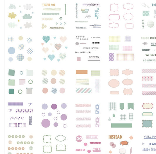 Flag Village Gift box set sticker