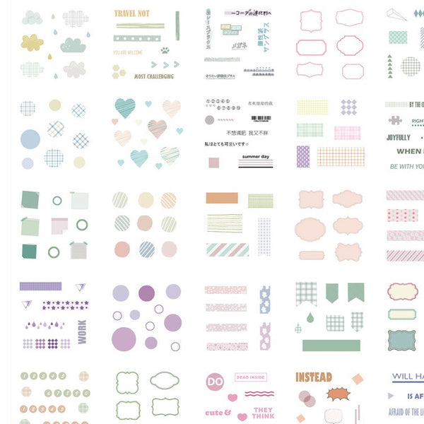 Flag Village Gift box set sticker
