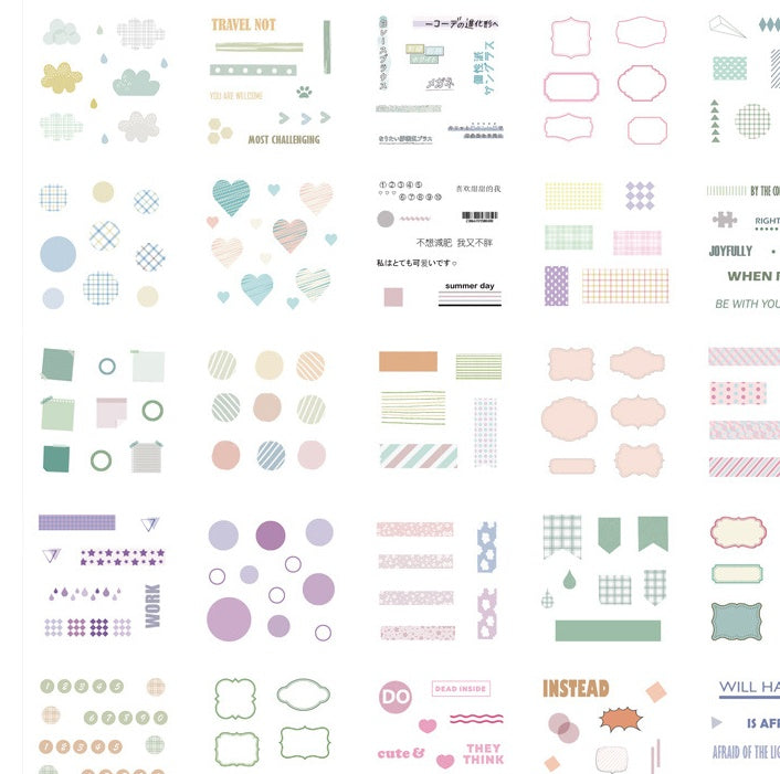 Flag Village Gift box set sticker