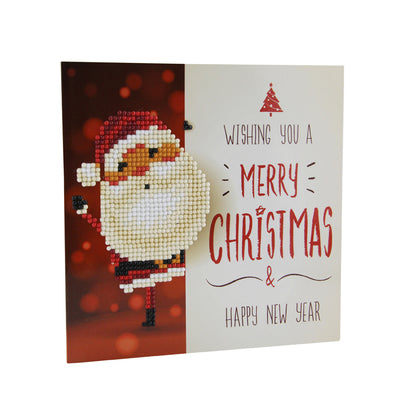 Flag Village Christmas DIY Diamond Painting Greeting Cards 5D Cartoon Birthday Postcards Kids Festival Embroidery Greet Cards Gifts