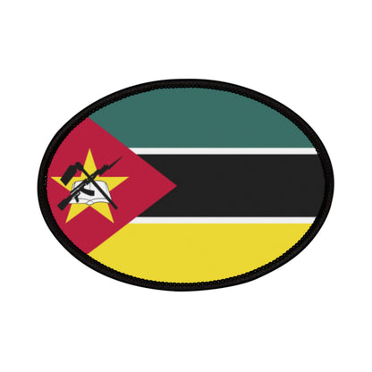 Flag Village Mozambique Flag Embroidery Iron-On Patches