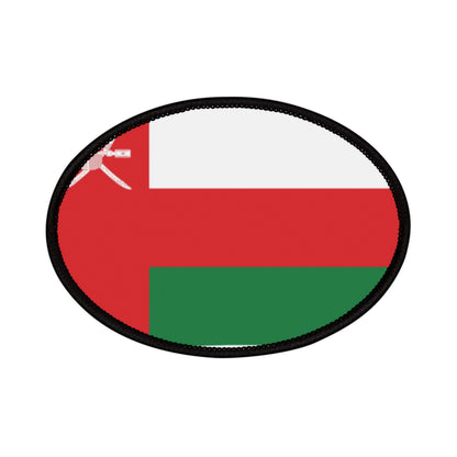Flag Village Oman Flag Embroidery Iron-On Patches