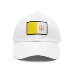 Flag Village Vatican Flag Hat Cap with Leather Patch