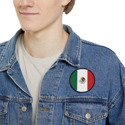 Flag Village Mexico Flag Embroidery Iron-On Patches