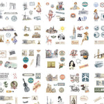 Flag Village Gift box set sticker