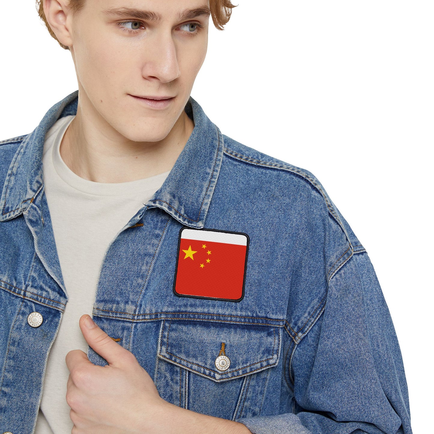 Flag Village China Flag Embroidery Iron-On Patches