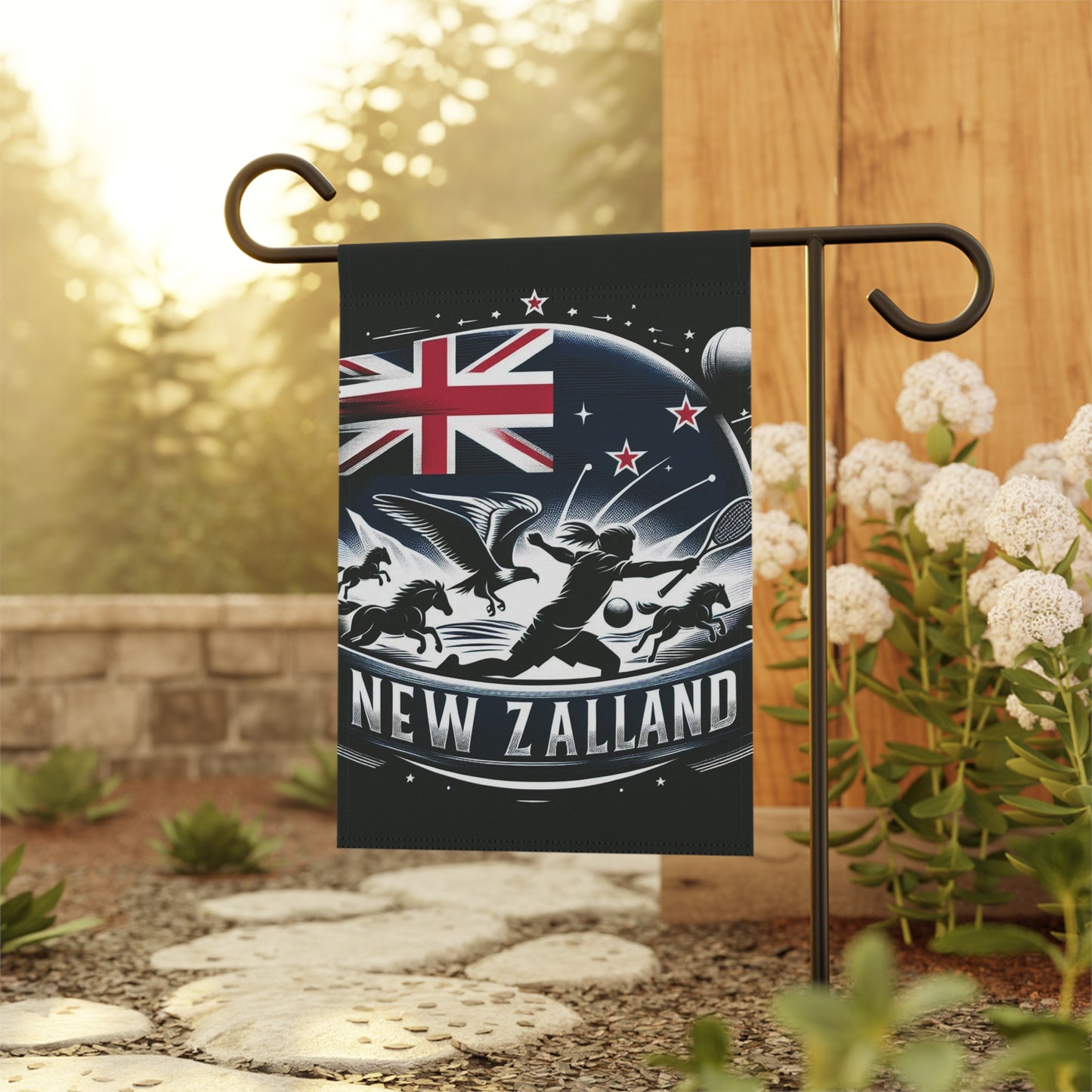 Flag Village New Zealand Flag Sporting Garden & House Banner NZL0004