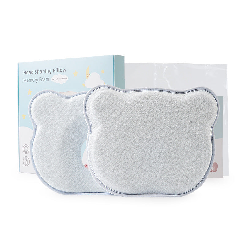 Flag Village Newborn Baby Gift Box Set Pillow Bear Shaped Pillow