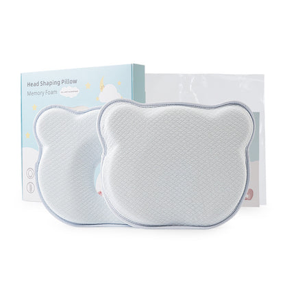 Flag Village Newborn Baby Gift Box Set Pillow Bear Shaped Pillow