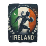 Flag Village IREAND Sporting Flag Sherpa Fleece Blanket IRL0003